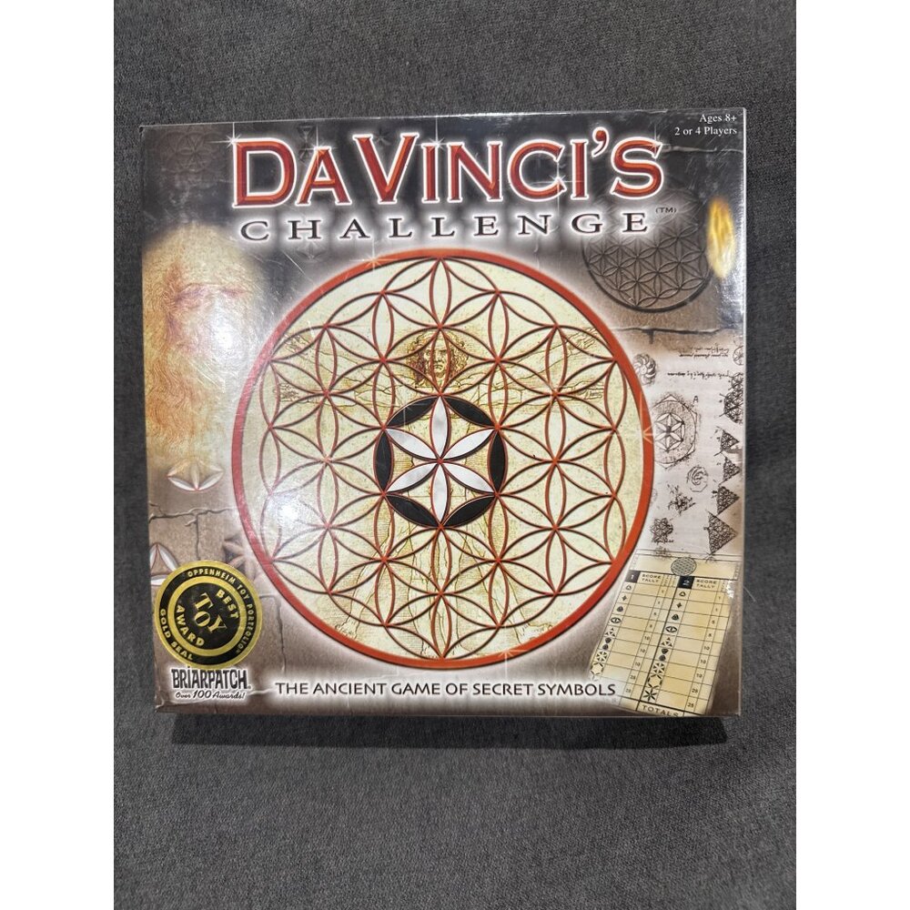Da Vincis Challenge Board Game Ancient Symbols Strategy For 2-4 Players Age 8+ B
